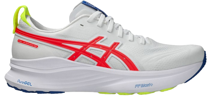 Gel-Kayano 32 Asics Track Club « White/Flash Coral »